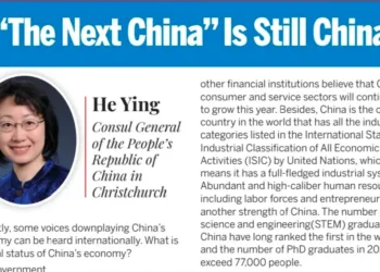 何颖总领事在新西兰《星报》上发表署名文章《下一个“中国”，还是中国》