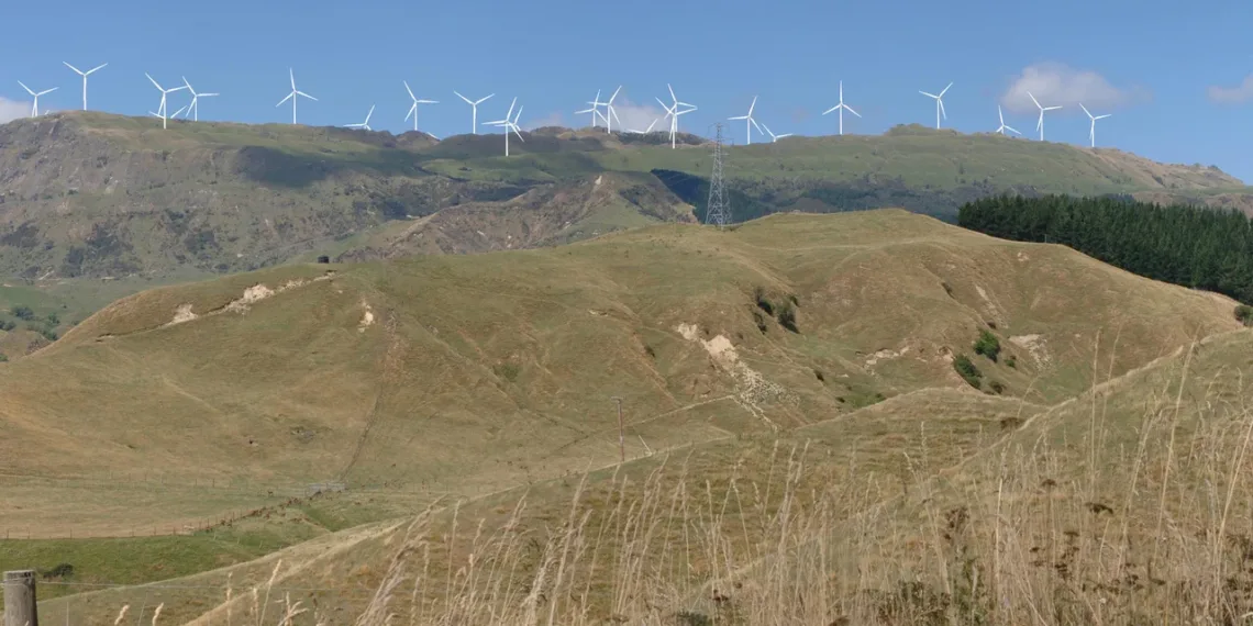 新西兰Meridian Energy 的风电场即将完工