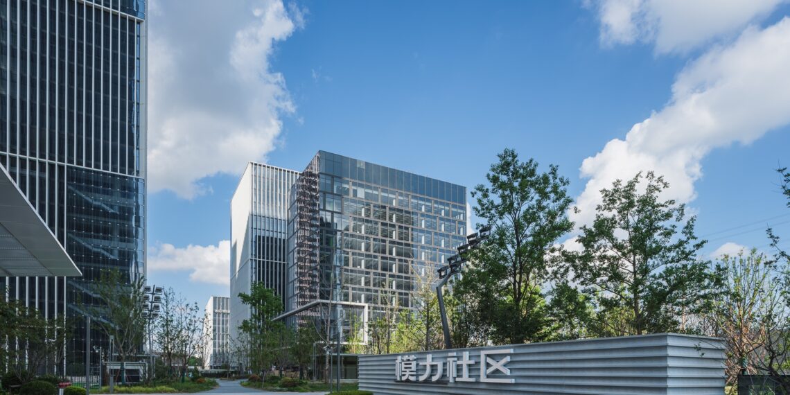 上海浦东大模型产业生态集聚区“模力社区”。