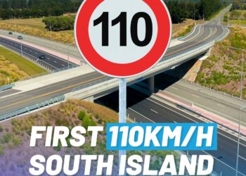 新西兰南岛基督城高速公路限速提高至110公里/小时