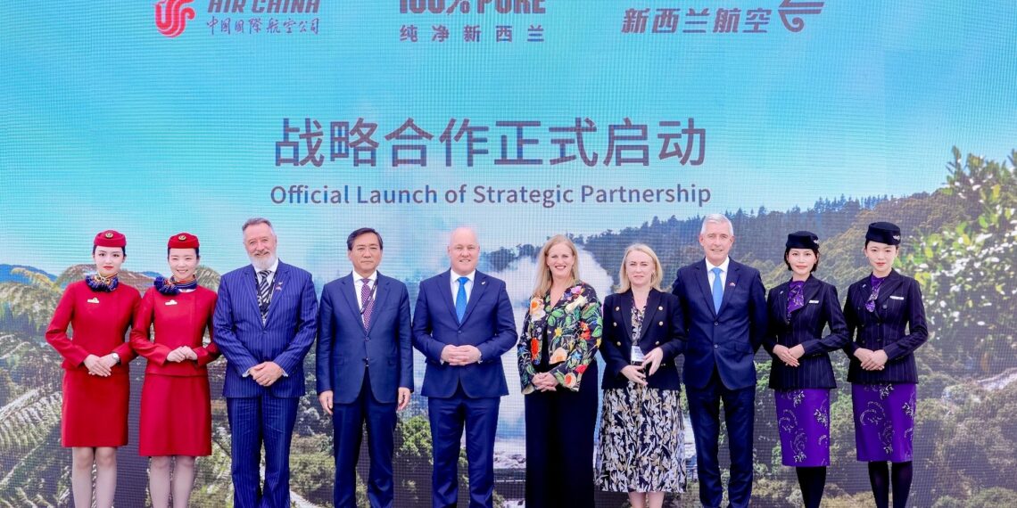 国航、新西兰航空与新西兰旅游局签署合作协议 共同促进中国至新西兰旅游市场发展