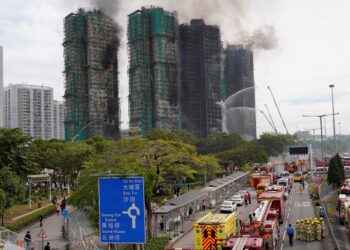 香港大埔宏福苑五级火警